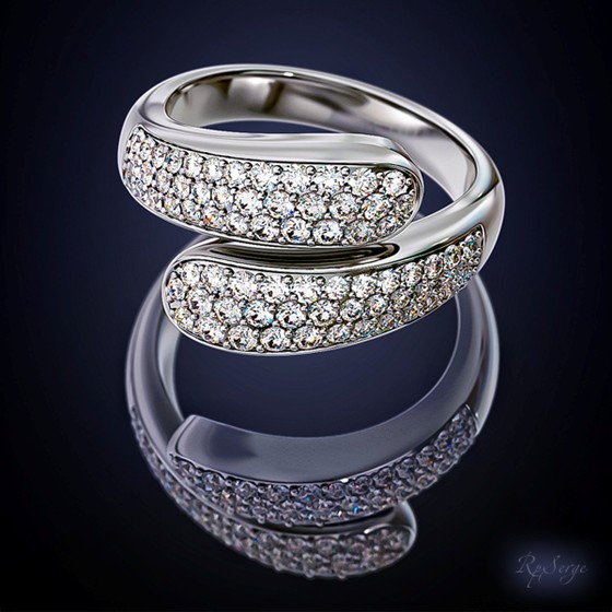 3D Jewellery: Diamond ring